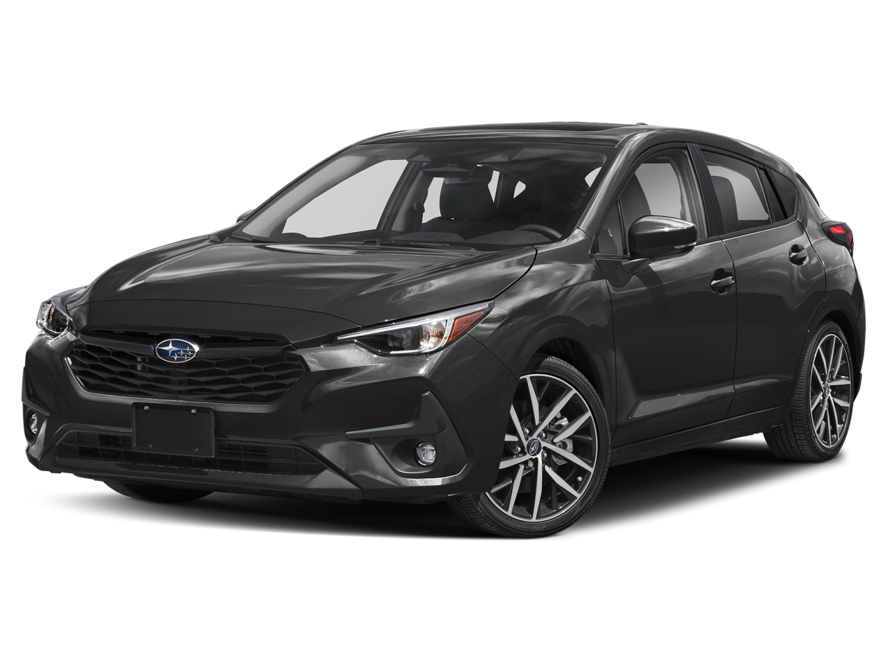 2026 Subaru IMPREZA Sport in Crystal Black Silica — front three-quarter view