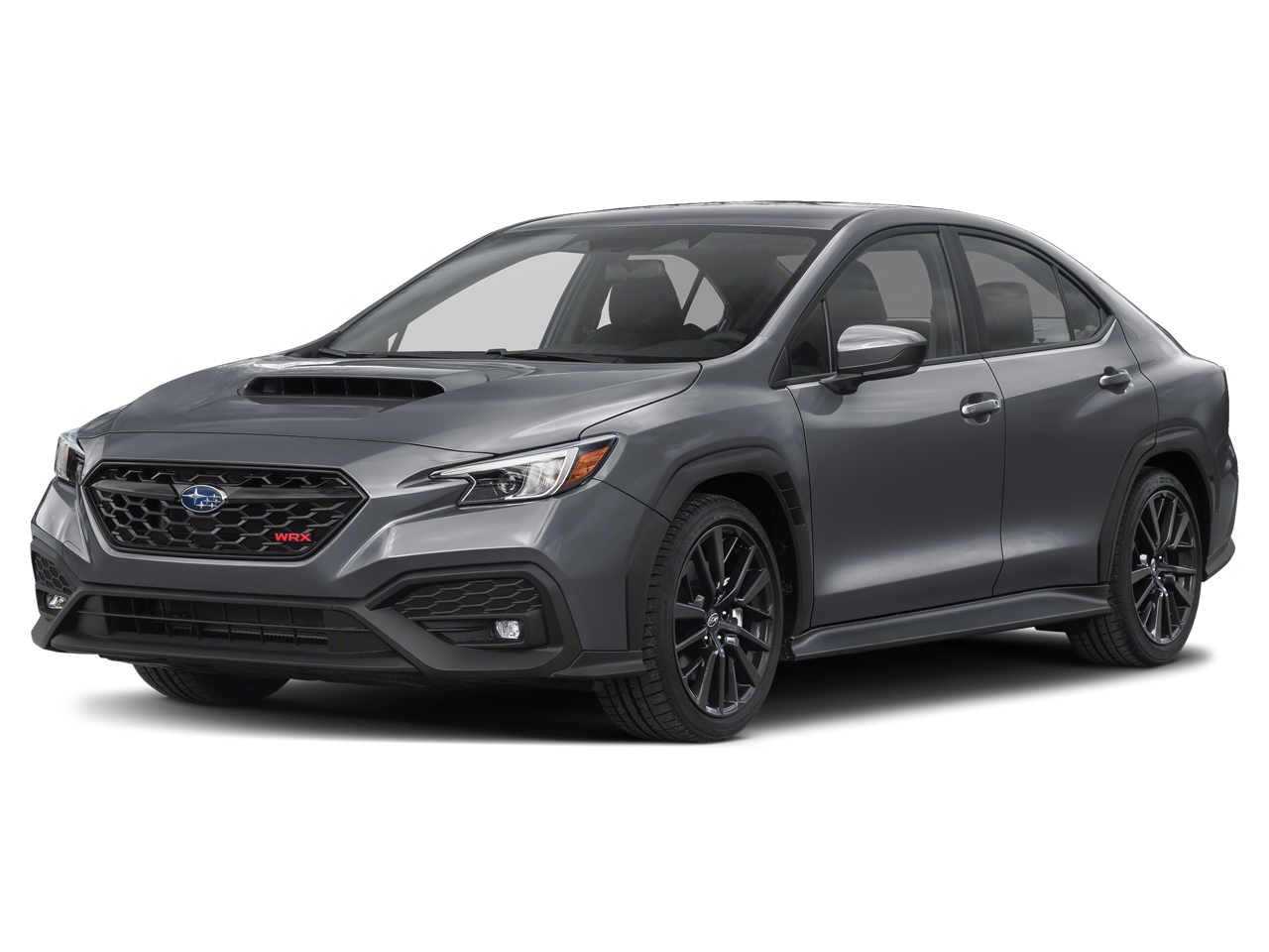 2026 Subaru WRX Premium in Magnetite Gray Metallic — front three-quarter view