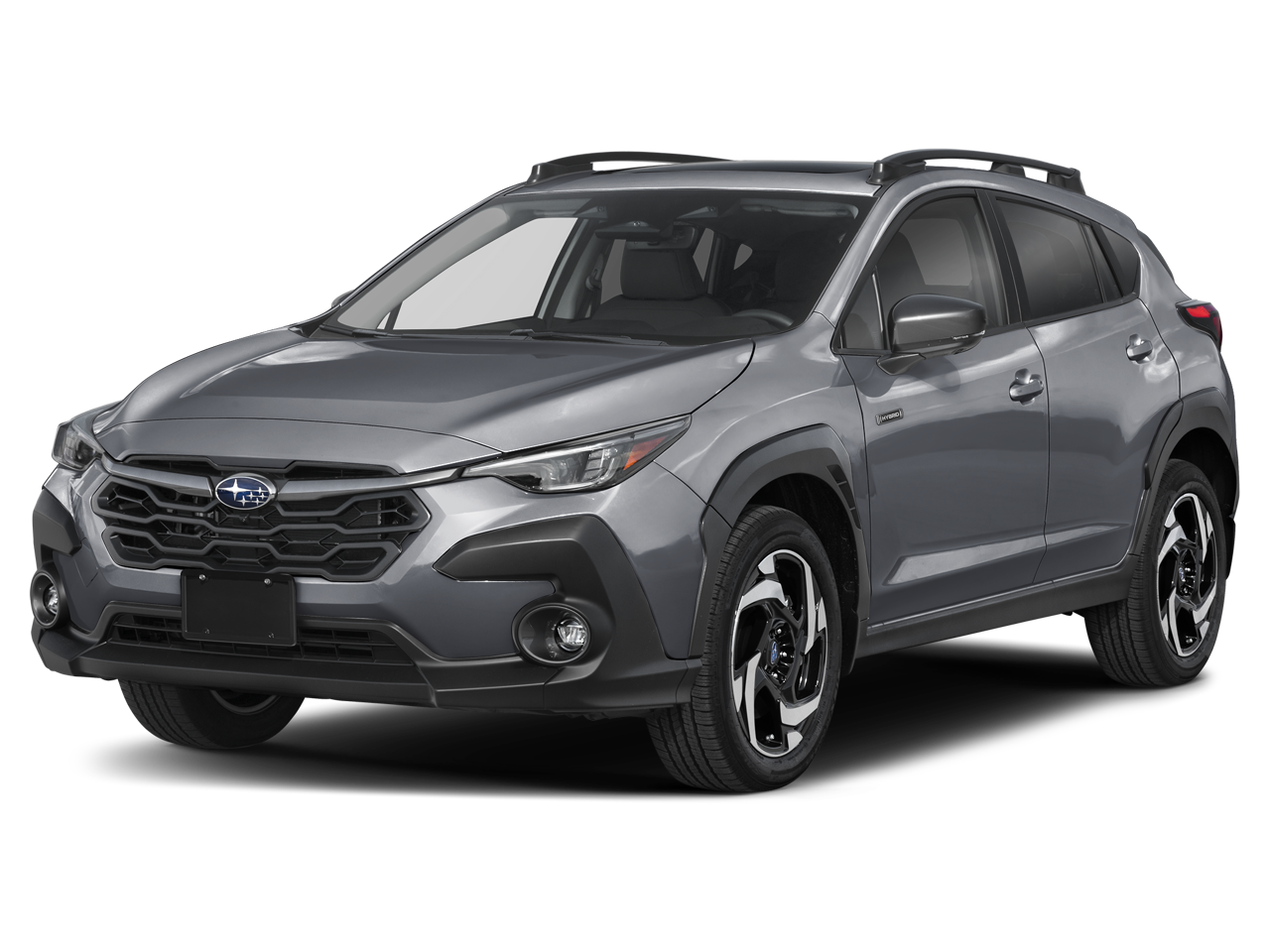 2026 Subaru CROSSTREK Limited Hybrid in Magnetite Gray Pearl — front three-quarter view