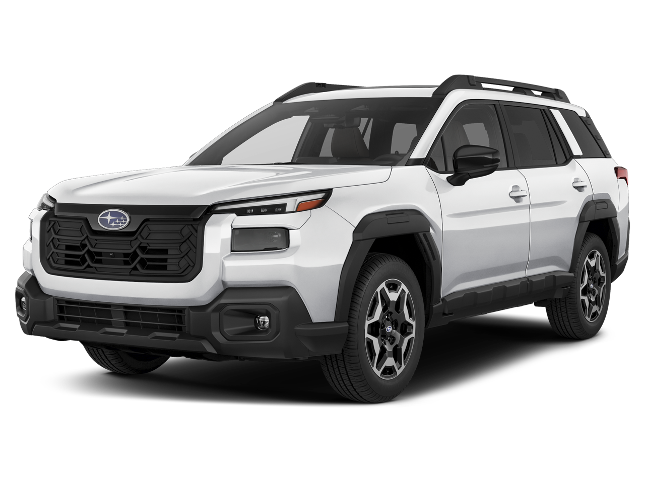 2026 Subaru OUTBACK Touring XT in Crystal White Pearl — front three-quarter view