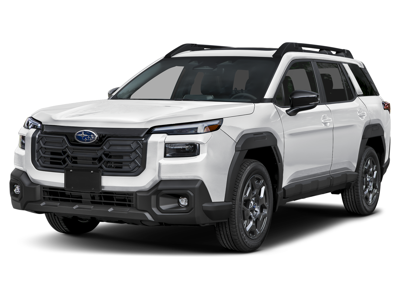 2026 Subaru OUTBACK Premium in Crystal White Pearl — front three-quarter view