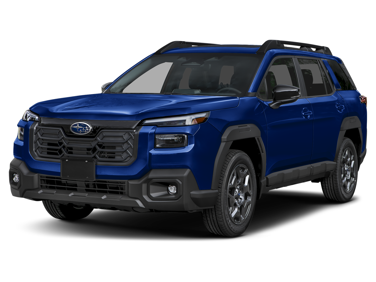 2026 Subaru OUTBACK Premium in Sapphire Blue Pearl — front three-quarter view