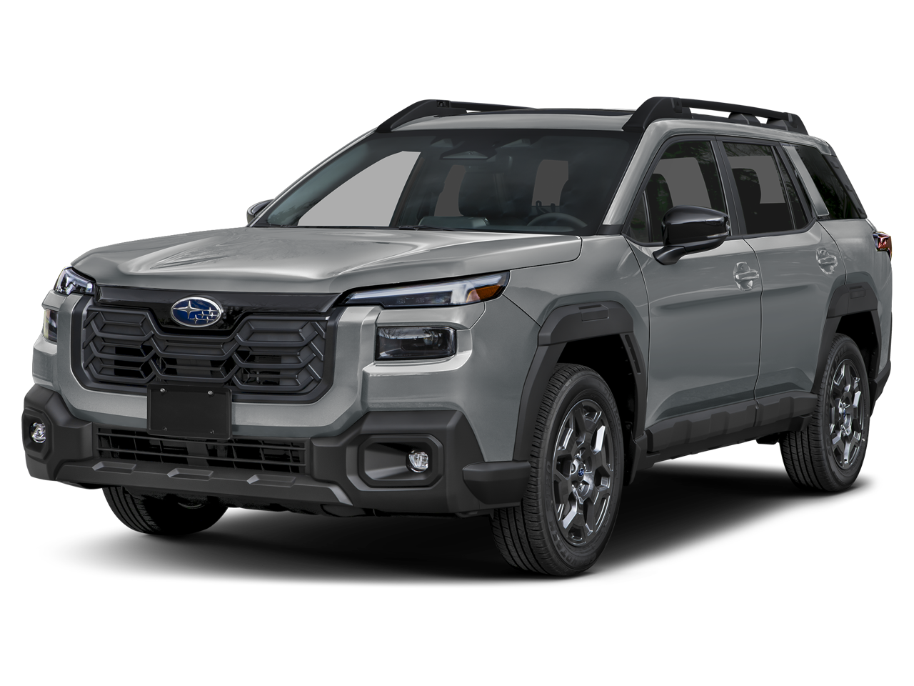 2026 Subaru OUTBACK Premium in River Rock Pearl — front three-quarter view