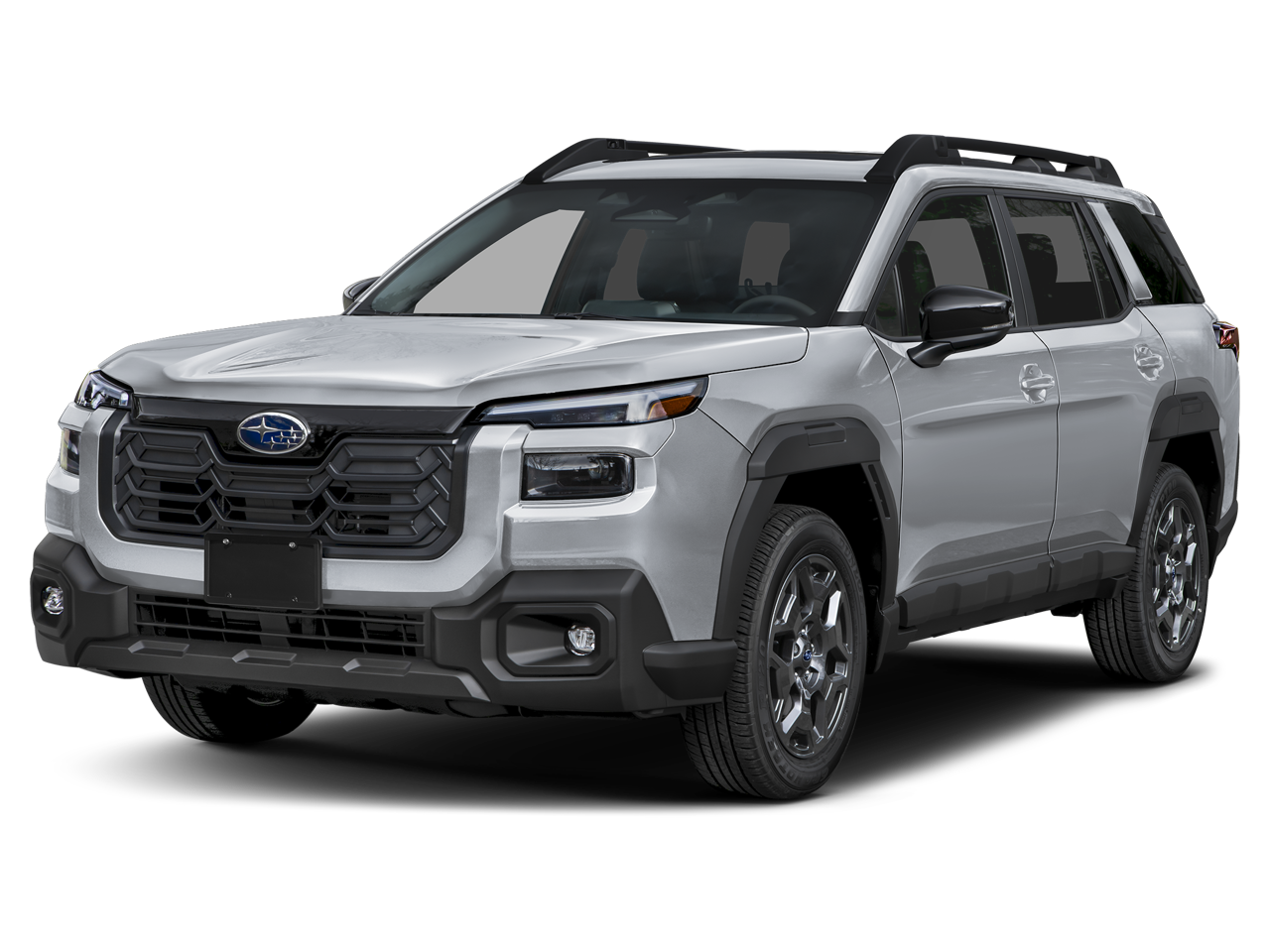 2026 Subaru OUTBACK Premium in Ice Silver Metallic — front three-quarter view