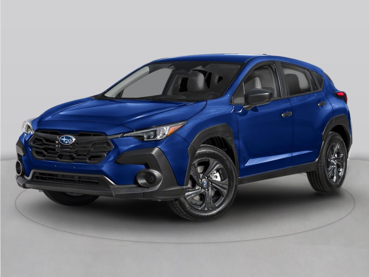 2026 Subaru CROSSTREK Base in Ice Silver Metallic — front three-quarter view