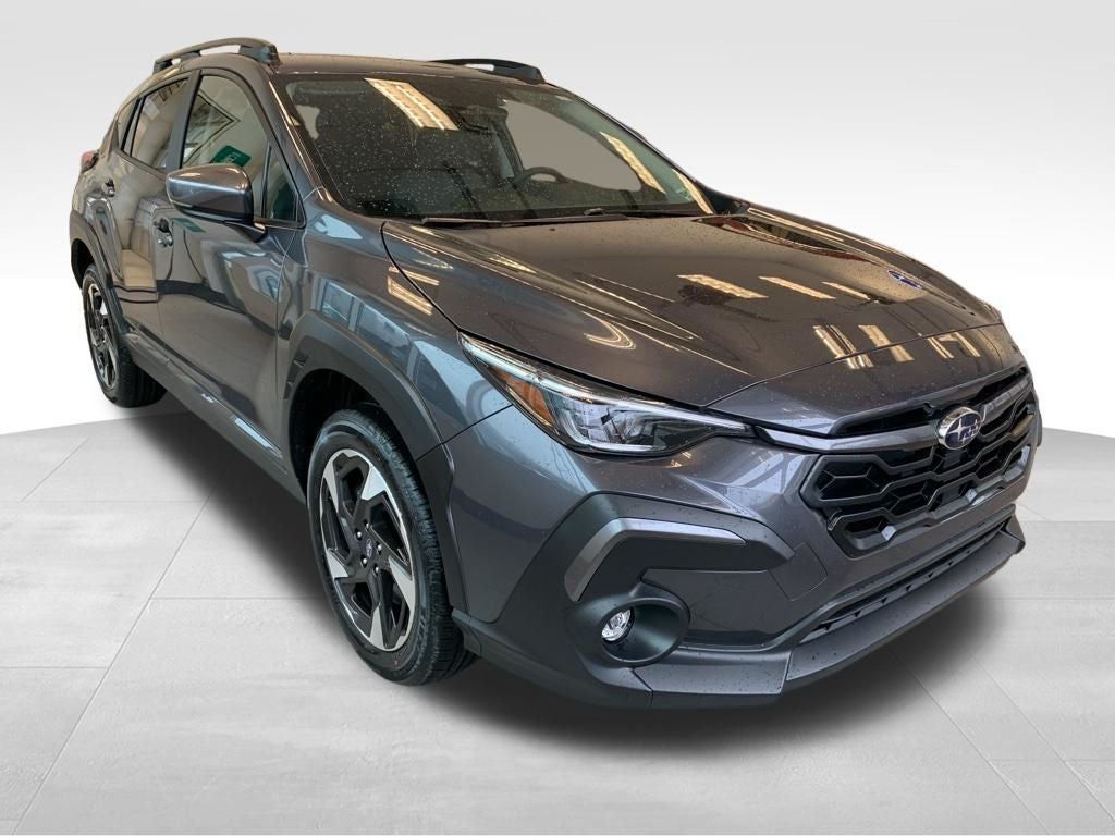 2026 Subaru CROSSTREK Limited in Magnetite Gray Pearl — front three-quarter view