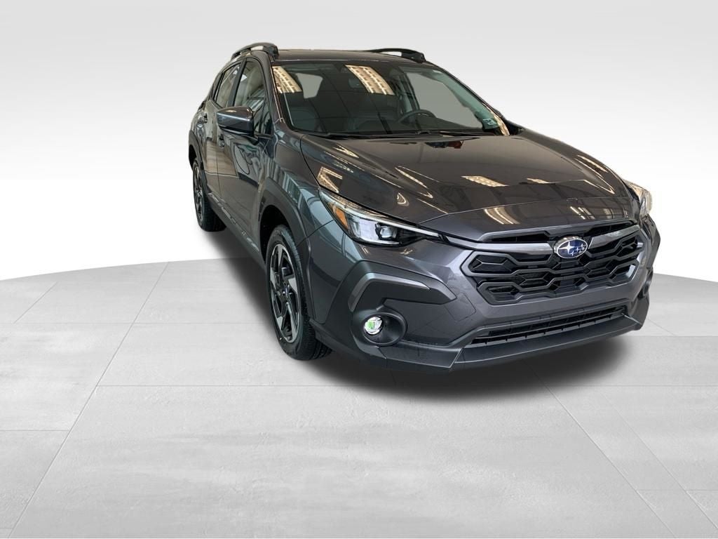 2026 Subaru CROSSTREK Limited in Magnetite Gray Pearl — front three-quarter view
