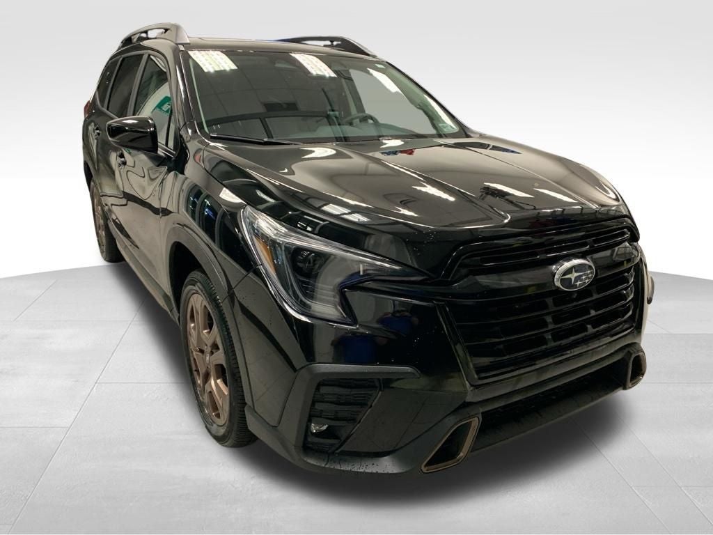 2026 Subaru ASCENT Limited Bronze Edition 7-Passenger in Crystal Black Silica — front three-quarter view