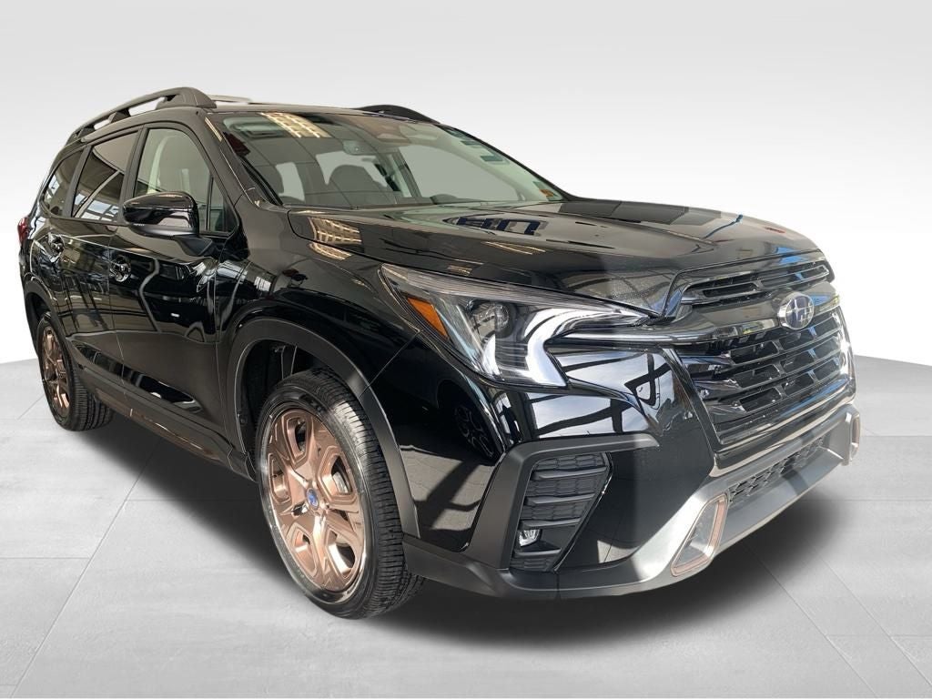 2026 Subaru ASCENT Limited Bronze Edition 7-Passenger in Crystal Black Silica — front three-quarter view