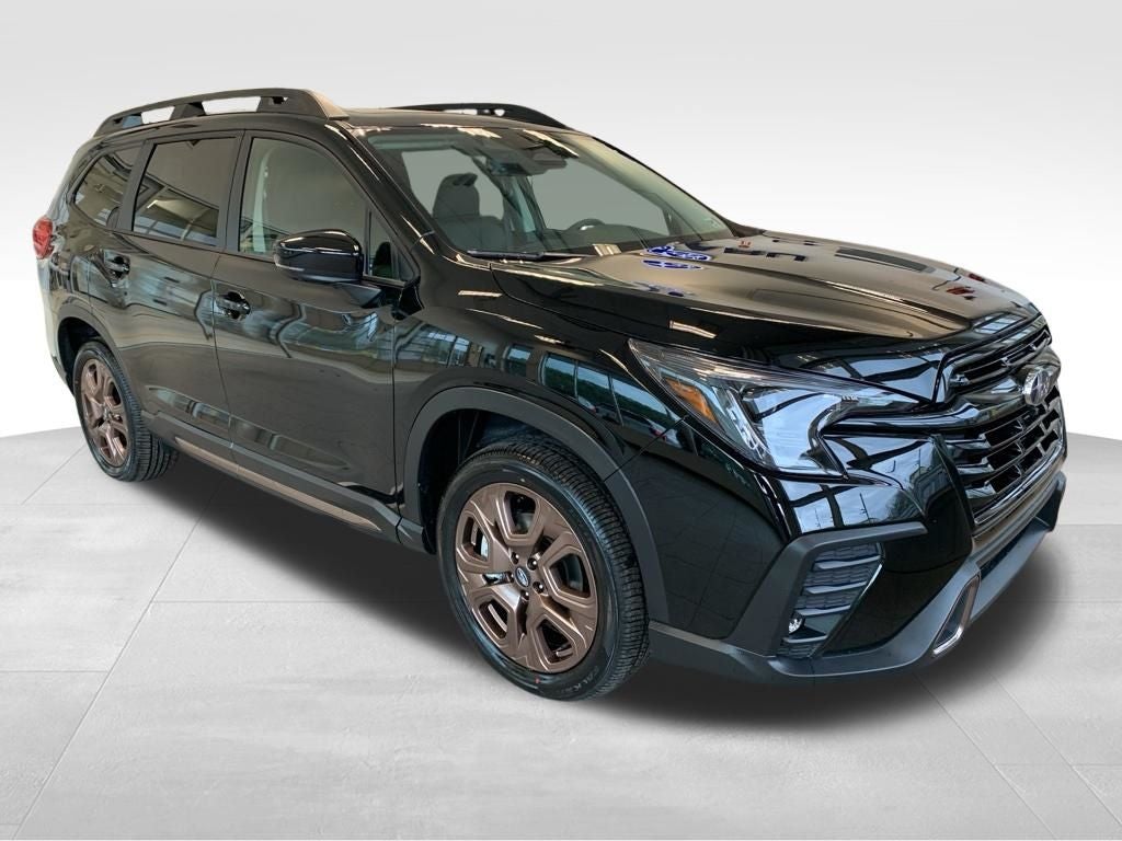 2026 Subaru ASCENT Limited Bronze Edition 7-Passenger in Crystal Black Silica — front three-quarter view