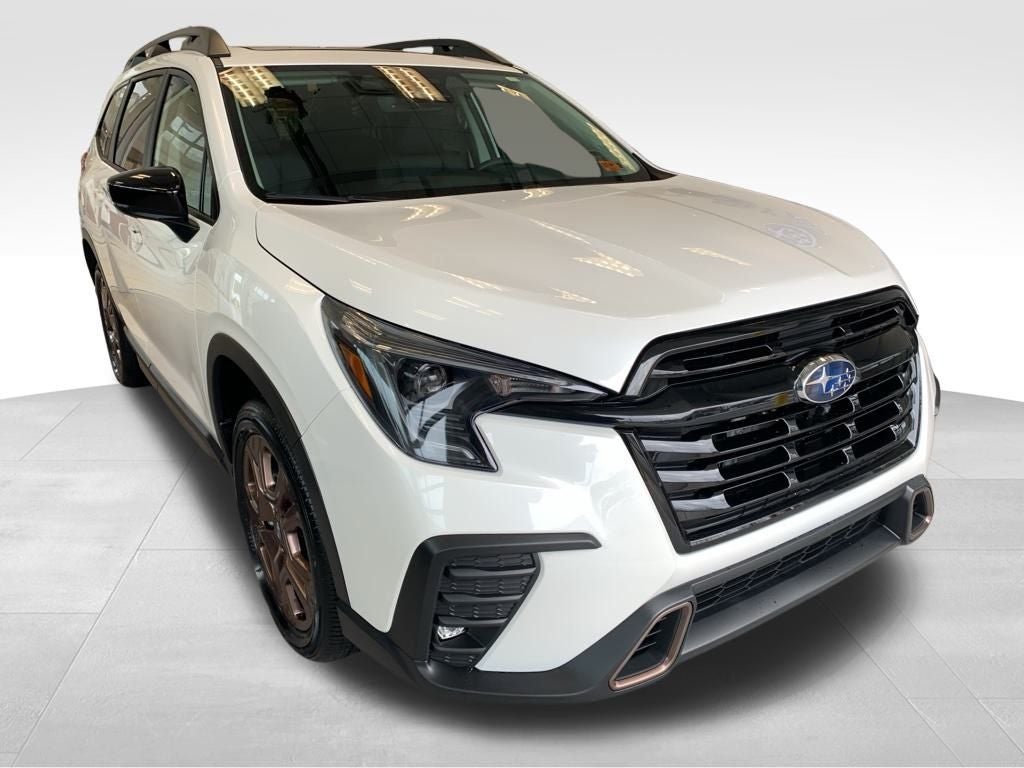 2026 Subaru ASCENT Limited Bronze Edition 7-Passenger in Crystal White Pearl — front three-quarter view