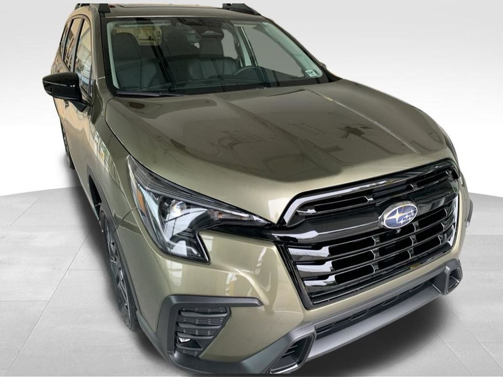 2026 Subaru ASCENT Onyx Edition Touring 7-Passenger in Autumn Green Metallic — front three-quarter view
