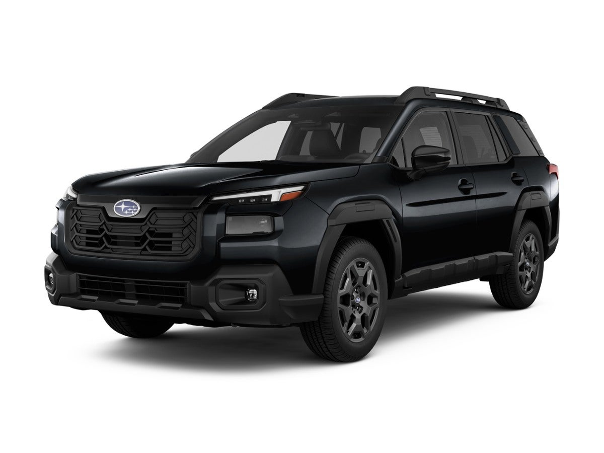 2026 Subaru OUTBACK Premium in River Rock Pearl — front three-quarter view