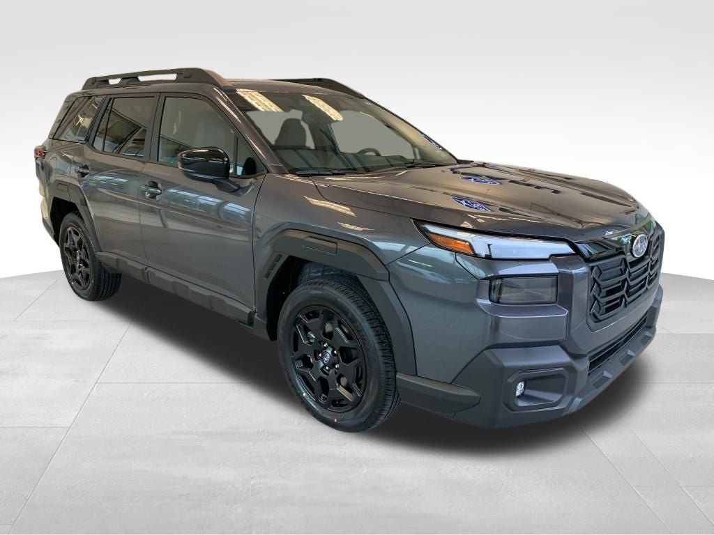 2026 Subaru OUTBACK Limited in Magnetite Gray Metallic — front three-quarter view