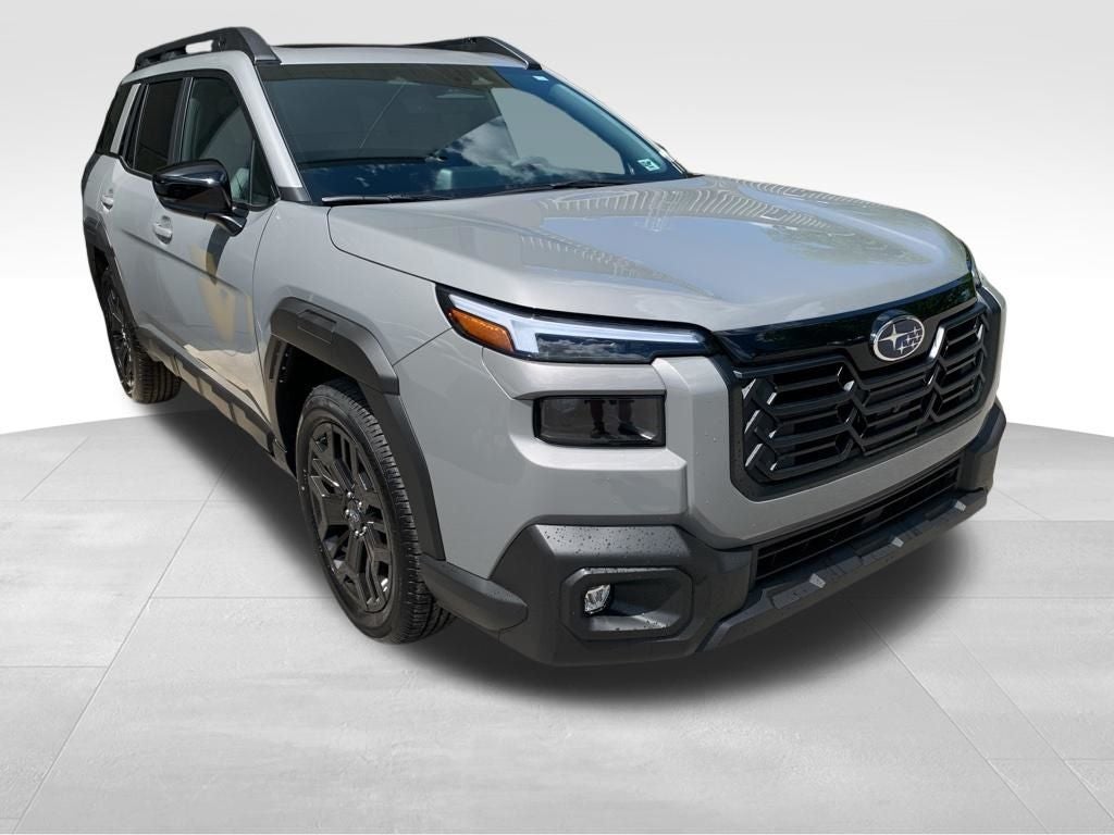 2026 Subaru OUTBACK Limited XT in River Rock Pearl — front three-quarter view