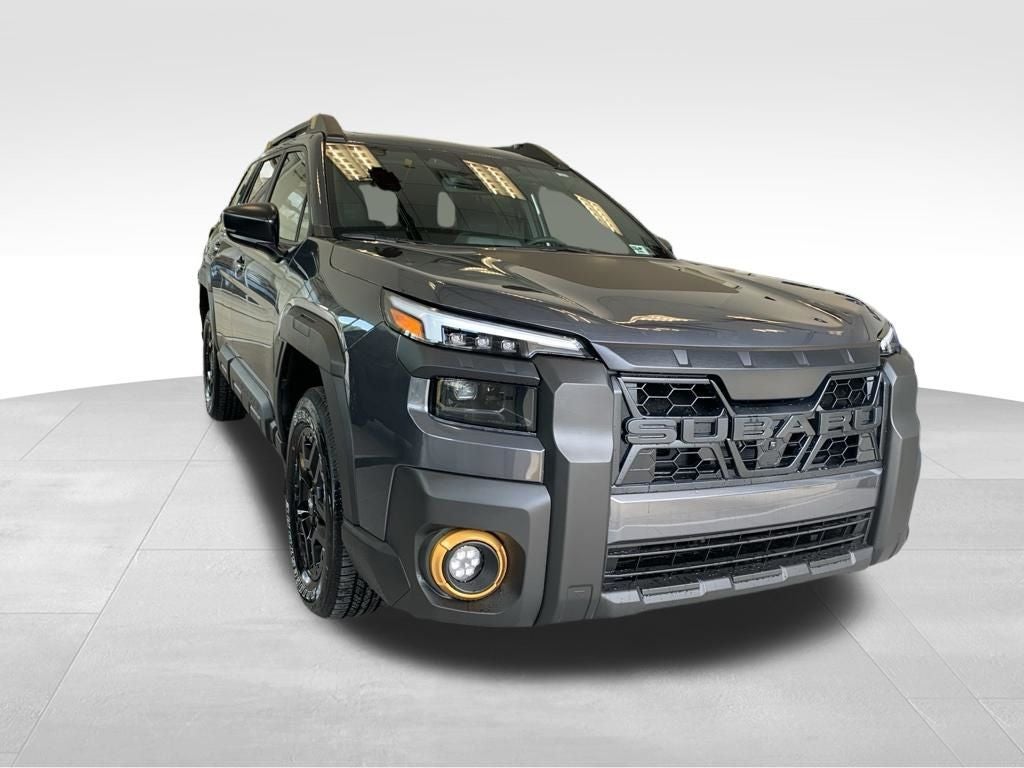 2026 Subaru OUTBACK Wilderness in Magnetite Gray Metallic — front three-quarter view
