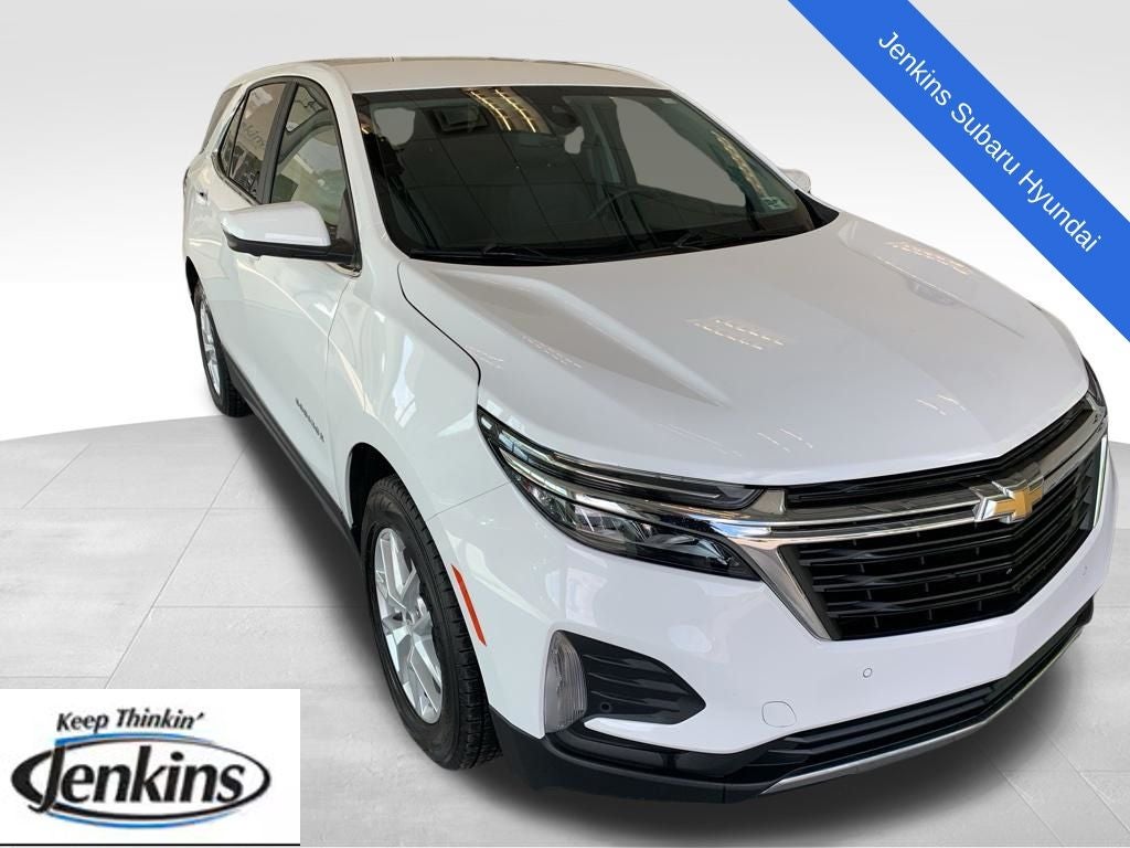 2024 Chevrolet Equinox LT in Summit White — front three-quarter view